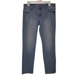 KUT‎ from the Kloth Jeans Size 8 Light Wash Straight Leg Denim Pants KP494MF3M